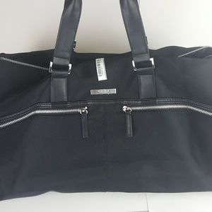 MEN'S VERSACE PARFUMS BLACK DUFFLE BAG / WEEKENDER